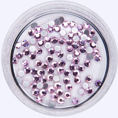 Crystal Rhinestones, Light Rose SS3, 100 pcs Crystal Rhinestones, Light Rose SS3, 100 pcs