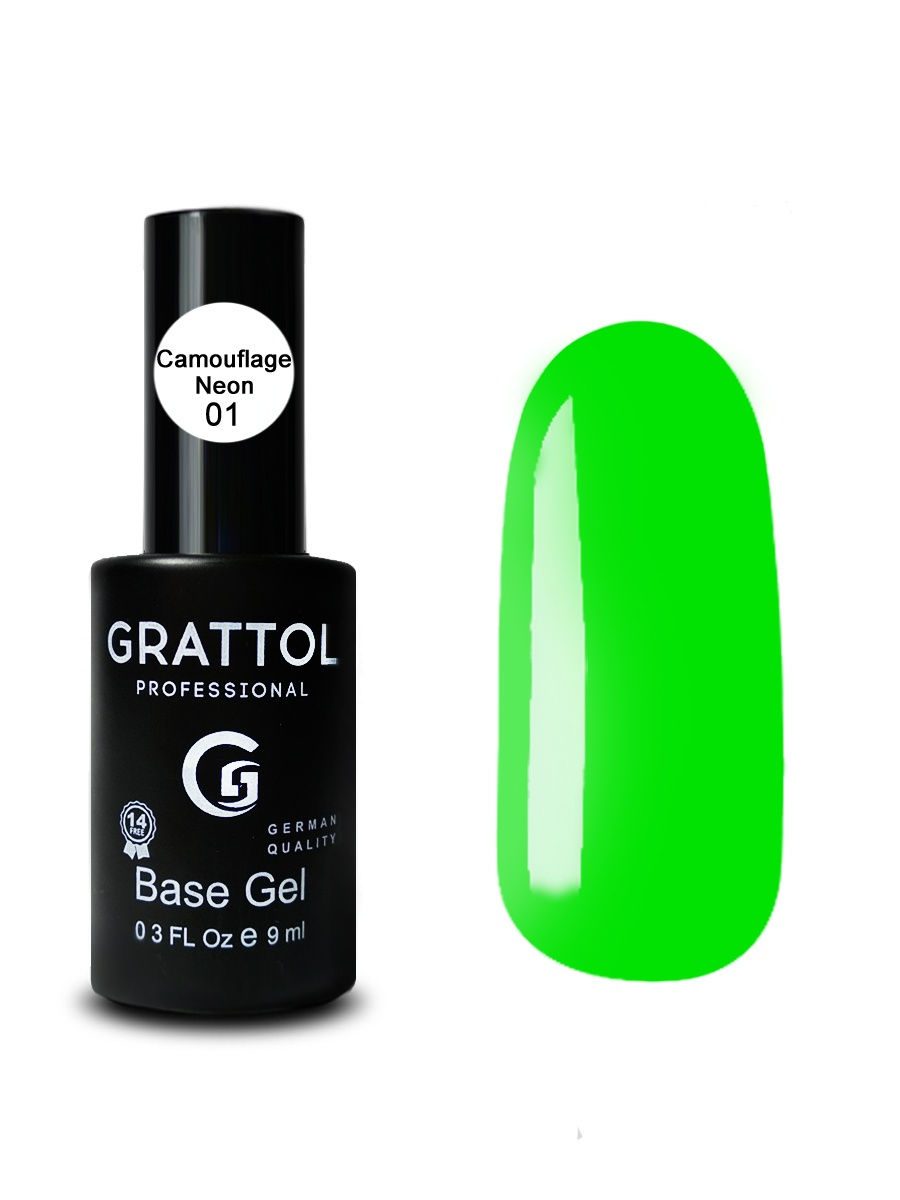 Grattol Base Camouflage Neon 1 9 ml Grattol Base Camouflage Neon 1 9 ml