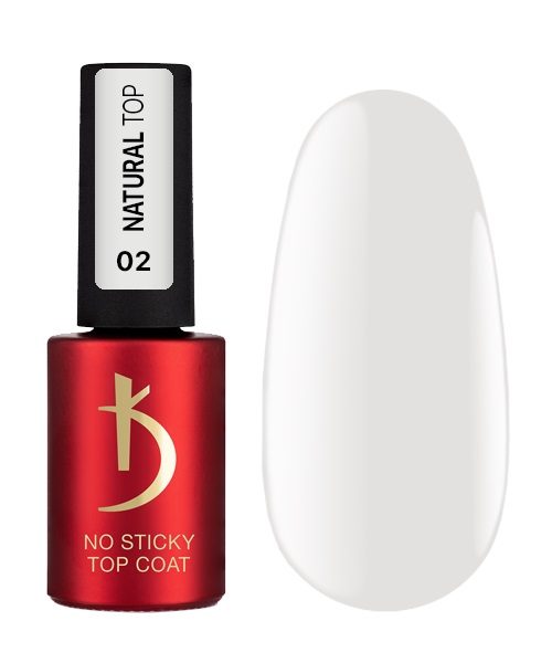 Natural Top 02, No Sticky Top coat 7 ml K Professional Natural Top 02, No Sticky Top coat 7 ml K Professional