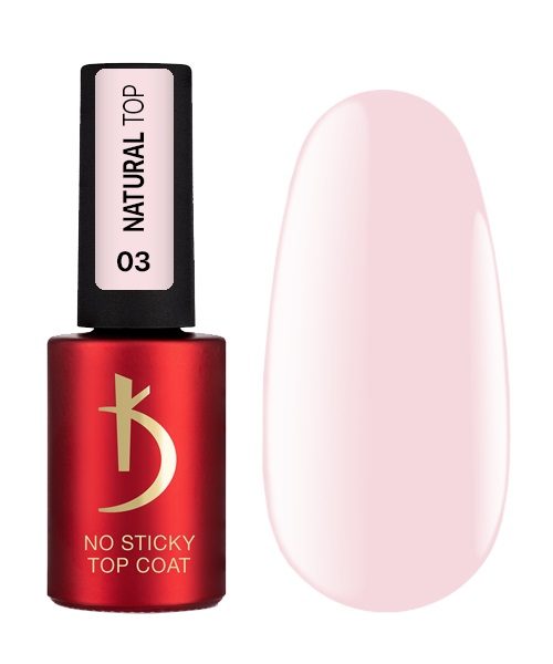Natural Top 03, No Sticky Top coat 7 ml K Professional Natural Top 03, No Sticky Top coat 7 ml K Professional