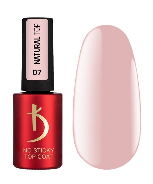 Natural Top 07, No Sticky Top coat 7 ml K Professional Natural Top 07, No Sticky Top coat 7 ml K Professional