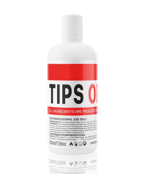 Tips Off Gel Polish/Acrylic Remover 500ml, K Professional Tips Off Gel Polish/Acrylic Remover 500ml, K Professional
