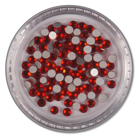 Crystal Rhinestones, Siam SS3, 100 pcs Crystal Rhinestones, Siam SS3, 100 pcs