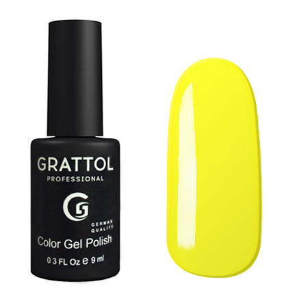 Grattol UV/LED Gel Lack 034 Yellow 9ml Grattol UV/LED Gel Lack 034 Yellow 9ml